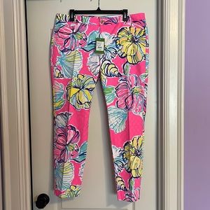 NWT- Lilly Pullitzer Kelly Ankle Pant Size 16